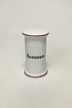 Bing & Grondahl 
Caraway Spice 
Jar No 497 from 
the Apothecary 
Collection 
designed by Bo 
Bonfils ...