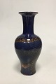 Bing & Grøndahl Stentøj Krystal Glasur vase af ingeniør H. Busch Jensen no 393