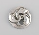 Georg Jensen 
broche i 
sterlingsølv. 
Dessin 20. 
Diameter: 4,5 
cm.
Stemplet. 
I flot ...