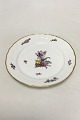 Royal Copenhagen Fuld Saksisk Blomst Frokosttallerken No 1632