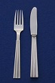 Derby No 7 Danish silver flatware, settings luncheon cutlery of 2 items 