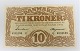 Denmark. Banknote 10 kr 1941 Q. Quality Uncirculated