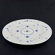 Blue Fluted Plain dinner plate from the 1820-1850