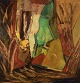 Pär Ivar 
Jogstad 
(1906-1980), 
Sverige. Olie 
på lærred. ...