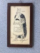 Tegning af 
Carsten Ravn - 
Kostume tegning 
"Odde" 1893.