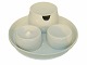 Bing & Grondahl 
White Koppel, 
Plet de Menage 
with salt- and 
pepper shaker, 
mustard jar and 
...