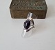 N.E.From 
vintage ring i 
sølv med 
ametyst 
Stemplet: 
N.E.From - 
Sterling - ...