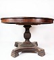Antikt rundt  spisebord i mahogni fra 1840erne.H - 72 cm og Dia - 117 cm.