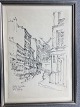 Franziska 
Hamann 
(1907-81):
Parti fra 
Montmartre, 
Paris - Moulin 
de la Galette.
Bly/tusch på 
...