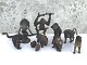 Liniol figurer, 
Germany, Vilde 
dyr 11stk *God 
stand med 
aldersrelateret 
brugsspor, 
Slange & abe 
...