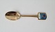 A.Michelsen 
Christmas spoon 
in sterling 
silver and 
enamel from 
1977 Stamp: 
A.Michelsen - 
...