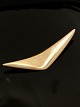 Hans Hansen. 
Broche i 14k 
Guld #100 - 
Peak - Bent 
GabrielsenL 7,5 
cm. vægt 8,7 g. 
emne nr. 468754
