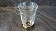 Ølglas 
#Holmegård Med 
røgfarvet fod 
og drueranke
Højde 11,6 cm
Pæn og 
velholdt stand