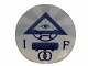 Royal 
Copenhagen 
Mindeplatte fra 
1899, Odd 
Fellow.
1. sortering.
Diameter 18,2 
...