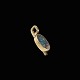Frank Ahm. 
Vedhæng i 14k 
guld med opal. 
Tegnet og 
udført hos 
Frank Ahm 1970 
- 2000, ...