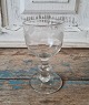 1800s wine 
glass 
presumably 
Aalborg 
Glasvoork. Wine 
glass with 
round basin on 
stem with 
button, ...