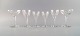 Baccarat, 
France. Six 
glasses in 
clear 
mouth-blown 
crystal glass. 
Mid-20th 
century.
Two sherry ...