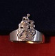 The Swineherd  child's napkin ring of Danish solid 

silver