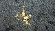 Elegant Pendant 
14 carat gold
Stamped 585
Height 23.54 
mm
Width 18.22 mm
The check by 
the ...