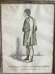 Richard Dighton (1795-1880):"Mr. Kean as Lucius Junius i Brutus 1818"Portræt af Edmund Kean ...
