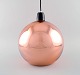 Tom Dixon (f. 
1958), britisk 
designer. Rund 
kobber farvet 
loftpendel. 
Stilrent 
design, 21. ...