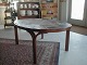 Danish design, oval sofa-table of Rosewood with tiles