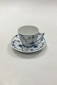 Bing & Grondahl 
Blue 
Traditional 
Blue Fluted 
Coffee Cup and 
Saucer No 
305/102. Cup 
measures 6.3 
...