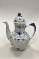 Bing & Grondahl 
Blue 
traditional 
Blue Fluted 
Coffee Pot No 
301. Measures 
25 cm (9 27/32 
in) and ...