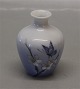 Royal Copenhagen 2301-395 RC Vase flower branch and butterfly, Miniature 8 cm