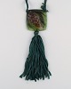 GABRIEL ARGY-ROUSSEAU (1885-1963), Frankrig. Pomme de pin vedhæng / halssmykke i kunstglas. ...
