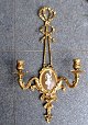 Fransk væg 
applik i 
lueforgyldt 
bronze, Louis 
XVI stil, ...