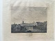 Ubekendt kunstner (19 årh):Parti fra Nørre Port i København 1832.Kobberstik på papir.18x22 ...