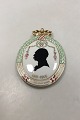 Royal 
Copenhagen 
Silhouette 
Flora Danica 
Royalty platte 
Kong Christian 
IX No RC-S1. 
Måler 10,2 ...