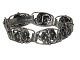 Johannes Torlyk 
sølv, armbånd 
med blomster 
fra ca. 
1950-1960
Stemplet "JT 
830S". Johannes 
...