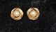 Øreringe med clips og 14 karat guld og perleStemplet 585Brede 15,75 mmPæn og velholdt ...