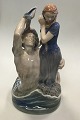Royal 
Copenhagen 
figur af Agnete 
og Havmanden No 
4187. 1. 
sortering. Fra 
1967. Måler 56 
cm ( 22 ...