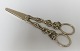 Michelsen. Large silver grape shears (830). It is gilded. Length 18 cm