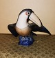 Porcelænsfigur 
af fugl - 
Tukan. 
Produceret hos 
Royal 
Copenhagen. I 
perfekt stand. 
1. sortering. 
...