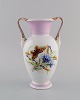 Antique Bing & 
Grøndahl 
porcelain vase 
with 
hand-painted 
...