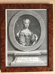 Johann Georges 
Wille 
(1715-1808):
Maria Theresa 
af Spanien 
(1726-46).
Kobberstik på 
...