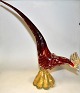 Fasan, Murano, 
1950'erne, 
Italien. Klart 
glas. Indvendig 
r&oslash;dt 
glas. Med 
luftbobler. Fod 
...