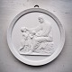 Platte i 
bisquit 
porcelæn fra 
Royal 
Copenhagen. 
Motiv: " 
Kristur 
velsigner 
børnene". 
Modelleret ...