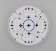 Antique Royal Copenhagen Blue Fluted Plain lunch plate. Model number 1/184. Late 
19th century.
