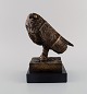 Skulptur af ugle i bronze efter Pablo Picasso. Limited edition. Abstrakt bronzeskulptur af høj ...