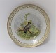 Royal Copenhagen. Hunting plate. Dinner plate. Model 3549. Diameter 25 cm. The 
plate is with repair. (see photo)