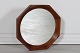 Danish Modern
8-angular 
mirror made of 
solid rosewood
Diameter 45 cm 
(45,5 x 45,5 
...