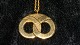 Georg Jensen År 
#1992 Ornament 
Motiv:Kringle
Forgyldt 
Pæn og 
velholdt stand