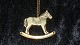 Georg Jensen År 
#1996 Ornament 
Motiv:Gyngehest
Forgyldt 

Pæn og 
velholdt stand