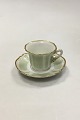 Dahl Jensen 
Dronning Mocca 
Cup and Saucer. 
Measures Cup: 5 
cm x 7 cm dia. 
Saucer: 11.5 cm 
( 2 ...