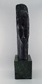 Amedeo Clemente 
Modigliani 
(1884–1920) 
d´après. "Tête 
de jeune 
femme". Stor 
bronzeskulptur 
i ...